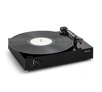 Auna Vinyl Record Player, Retro DIY Portable Turntable with Built-In Speakers, Home Stereo System with Aux Input