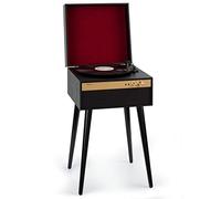 Auna Vinyl Record Player, Vinyl Records Turntable Record Players for with Speakers, Home Audio Players, Retro Vintage Bluetooth Transmitter & Receiver Turntable, Speakers Stereo Systems