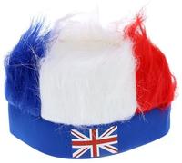 Aunaeyw Queens Jubilee 2022 Decorations Union Jack Flag/Hats, Womens Ladies Headband | Great Britain Bow Head Bands | Union Jack Bowler Hat, Queens Jubilee, Britain Celebrations (Hairy Headband)