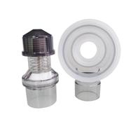Aundhegrtt 1 Piece Resuscitation Balloon Positive Pressure Valve + 1 Piece Resuscitation Balloon PEEP Valve for Emergency