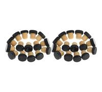 Aundhegrtt 100Pc Cork Plugs Cork Stoppers Tasting Corks T-Shape Wine Corks with Plastic Top Wooden Wine Bottle Stopper Bottle Plugs