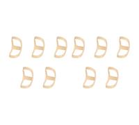 Aundhegrtt 10x D Oval Finger Splint, Finger Splint, Support and Protection Finger Stabilizer Brace - 4, 5, 6, 7, 8 Sizes
