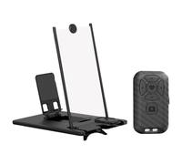 Aundhegrtt 12" Screen Magnifier with Bluetooth Remote 3D HD Projector Screen Phone Amplifier for Movie Gaming Video Smartphones