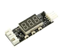 Aundhegrtt 12V 4-Wire PWM Fan Controller - Temperature-Controlled Speed Regulator with Digital Display & 3A On/Off Switch