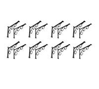 Aundhegrtt 16Pcs Wall Mounted L Shaped Angle Bracket Multifuntional Brace Shelf Brackets Decorative Shelf Brackets Wall Brackets S