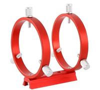 Aundhegrtt 1PC Mount 42/50/60/68/80/90/102mm 3-Point Astrophotography Guide Ring 2 Rings 1 Plate 8 Screws