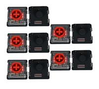 Aundhegrtt 2.0 Silent White Black Red Switch 3Pin Pre-Lubed Linear Tactile Silent Low-Profile Switches Red