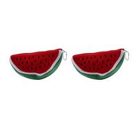 Aundhegrtt 2 Pc Big Volume Watermelon Fruit Kids Pencil Bag Case Gift Cosmetics Purse Wallet Holder Pouch School Supplies