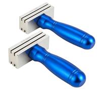 Aundhegrtt 2 PCS Bike Bladed Spoke Wrench Flat Spokes Fixing Tool Holder Hub Rim Ajustment 0.8-1.0mm/1.1-1.3mm/1.4-1.6mm/1.7-1.9mm