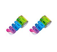 Aundhegrtt 2 Roll 59 Feet Self Adhesive Bulletin Board Borders,Crayon Pattern Rolled Border Trim Sticker for School Classroom Decor