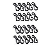 Aundhegrtt 20PCS/LOT Mini Spring Backpack Clasps Climbing Carabiners Keychain Camping Bottle Hooks Paracord Survival Gear