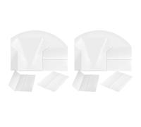 Aundhegrtt 240Pcs Pre-Folded Vellum Paper, Printable Vellum Jackets Translucent Vellum Paper 5X7 Inch Vellum Paper Wraps