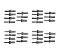 Aundhegrtt 28 Set 5/8Inch Plug Wedges Shims Concrete Rock Stone Splitter Hand Tools 16mm