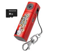 Aundhegrtt 2K Digital Mini Action Camera Retro Video Recorder Thumb Keychain Design Portable Pocket Camcorder with 32GB Storage Red