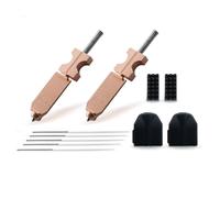 Aundhegrtt 2Pack 0.4MM AD5X Quick-Detachable Nozzle for AD5X Hotend Kit, with Silicone Socks/Nozzle Cleaning Kit