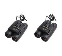 Aundhegrtt 2pcs 30 x 60 Zoom Mini Compact Binoculars Telescopes Day and Night Vision