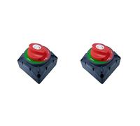 Aundhegrtt 2X 12-48V Current Anti-Leakage Switch Modification Battery Disconnect Switch 600A Main Power Switch for Yachts Caravans