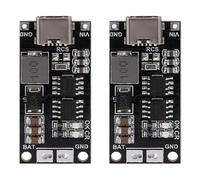 Aundhegrtt 2X 2S Type-C to 8.4V Step-Up Boost LiPo Polymer Li-Ion Charger Module for 7.4V 11.1V 14.8V 18650(2S 1A)