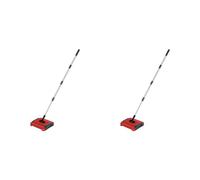 Aundhegrtt 2X Carpet Sweeper Manual Carpet Sweeper Floor Sweeper Carpet Brush Detachable Carpet Cleaner for Pet Hair Dust Debris