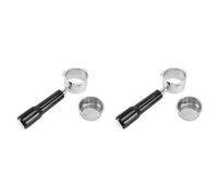 Aundhegrtt 2X Coffee Bottomless Filter 51mm for EC680 / EC685, Removable Bottomless Filter Holder with Filter Basket