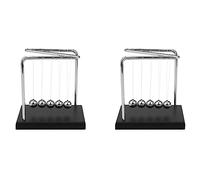 Aundhegrtt 2X Cradle Physics Pendulum Science Z-Type Wood 's Cradle Art in Motion Balance Ball Wave Desk Ornament