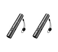 Aundhegrtt 2X Electronic Whistle with USB Charging,Sports Whistle Handheld Flashlight for Football Soccer Lifeguard Classroom