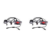 Aundhegrtt 2X for BBS01 BBS02 Mid Drive Motor Electric Bike Waterproof Line Light Set with Brake Turn Signal Light