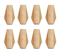 Aundhegrtt 2X Japanese Style Solid Wood Hook Wall Hanging Decoration Household Towel Key Hook Fitting Room Coat Hooks