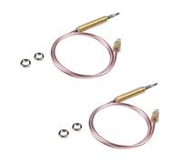 Aundhegrtt 2X M8X1 Head and Nuts Gas Fire Pit and Fireplace Universal Thermocouple 600mm