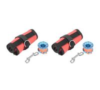 Aundhegrtt 2X Marker Buoy Set Diver Below Signal Flag Tube with 15M Spool Reel Scuba Diving Equipment for Diving Scuba