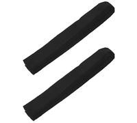 Aundhegrtt 2X Martial Arts Karate Taekwondo Chain Soft Belt Black