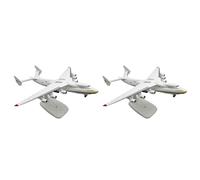 Aundhegrtt 2X Metal Alloy Antonov An-225 Mriya Airplane Model 1/400 Scale Replica Model Airplane Toy for Collection