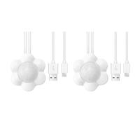 Aundhegrtt 2X Motion Sensor Cat Dog Water Fountain Dispenser Intelligent Infrared USB Universal Detector