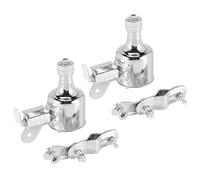 Aundhegrtt 2X New Bicycle Light Generator 12V 6W Dynamo Motorized Friction Head Rear Light Kit