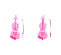 Aundhegrtt 2X Simulation Children Violin Toy Musical Instruments Learning Educational Toy Christmas Gifts for Children Kids Girl