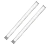 Aundhegrtt 2X Smart Home Sensor with Motion Detection, 50cm, Cold White Light, USB Rechargeable, Minimalist Design for Home Use