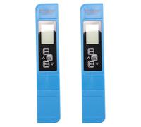 Aundhegrtt 2X TDS EC Meter Temperature Tester Pen Function Conductivity Water Quality Tool TDS EC Tester 0-9990 Ppm 15%