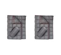 Aundhegrtt 2X Ultralight Camping Blanket - Waterproof, Wearable, Warm Poncho Liner for Outdoor Travel, Climbing, Sleeping Quilt Mat