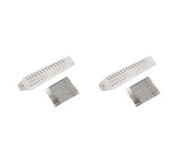 Aundhegrtt 2X Watch Tap & Die Set,14 Taps Screwplate 0.7mm 2mm,Micro- Thread Cutting Tools for Watch Plate& Arbor Repair