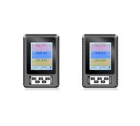 Aundhegrtt 2X XR2 BR-9A Handheld Electromagnetic Radiation Detector High Electromagnetic Radiation EMF Meter Tester Black