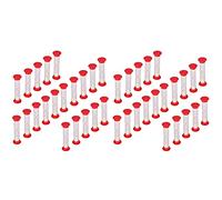 Aundhegrtt 30 Sec Sand Timer Hourglass Sandglass Clock Countdown Bulk Toy Set Kids Games Pack of 40 (White Sand)