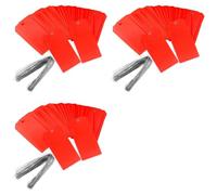 Aundhegrtt 300 Pieces 4 3/4Inch X 2 3/8Inch Plastic Shipping Tags with Wires Blank Labeling Tags Waterproof Hang Tags