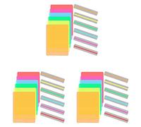 Aundhegrtt 36 Pcs Guided Reading Strips Set Colored Overlays Dyslexia Tools Correction Gels Lighting Filter Plastic Sheets Bookmark