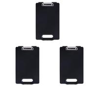 Aundhegrtt 3X A4 Plastic Storage Clipboard File Box Case Document File Folders Clipboard Portable Clipboard Storage Case