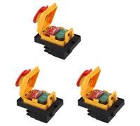 Aundhegrtt 3X Electromagnetic Switch Magnetic Button Switch KJD12 16A 250V Power Tool Undervoltage Overload Protection Switch