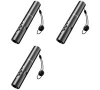 Aundhegrtt 3X Electronic Whistle with USB Charging,Sports Whistle Handheld Flashlight for Football Soccer Lifeguard Classroom