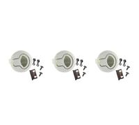 Aundhegrtt 3X Hatch Round Pull LatchLatch Flush Pull For1/4 Door Boat Deck Hatch RV Drawers Cabinet Yacht