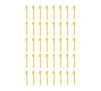Aundhegrtt 40Pcs Camping Tools Plastic Tent Pegs Nails Sand Ground Stakes Outdoor Camping Tent Awning Yellow Tent Accessories