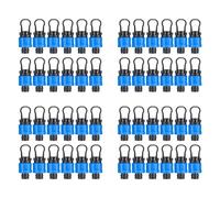 Aundhegrtt 48Pcs Drip Irrigation Tubing End Cap Plug 1/2 Inch Universal End Cap Fitting, Compatible with 16-17mm Drip Tape Tubing