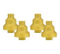 Aundhegrtt 4pcs Core Drill Bit,20-35-50mm Chamfer Multi-Layer Conical Hole Opener, Step Drill Bit with Shank M14